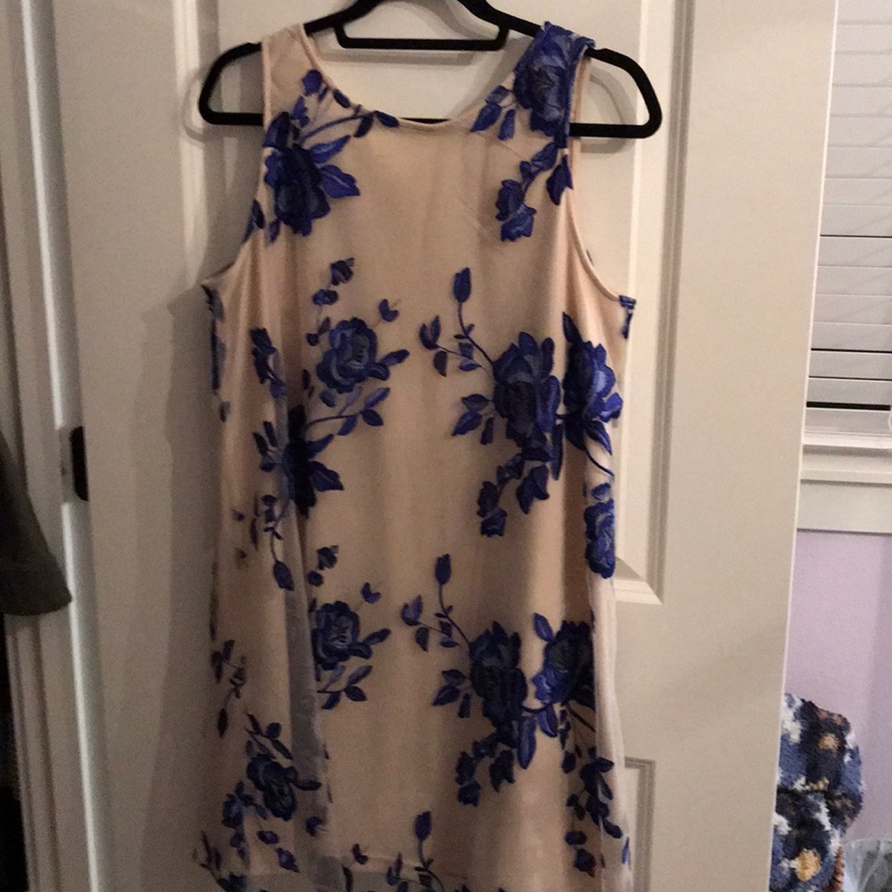 Cream short dress